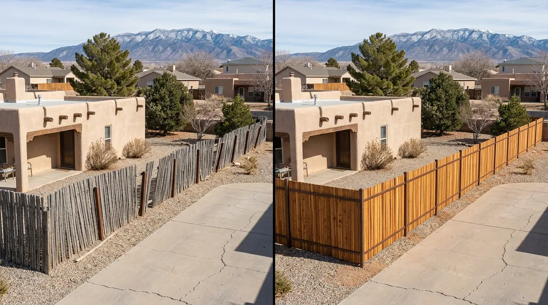 Wood vs Vinyl vs Coyote Fence in Albuquerque's Climate: An Honest Comparison