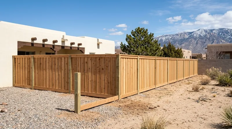 Wood & Privacy Fence Installation Albuquerque