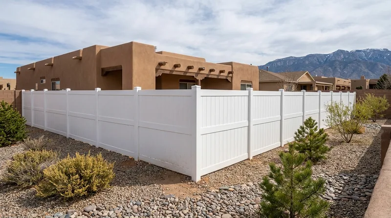 Vinyl & PVC Fence Installation Albuquerque