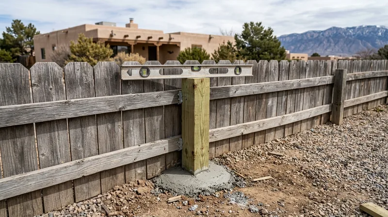 Fence Post Repair & Replacement Albuquerque